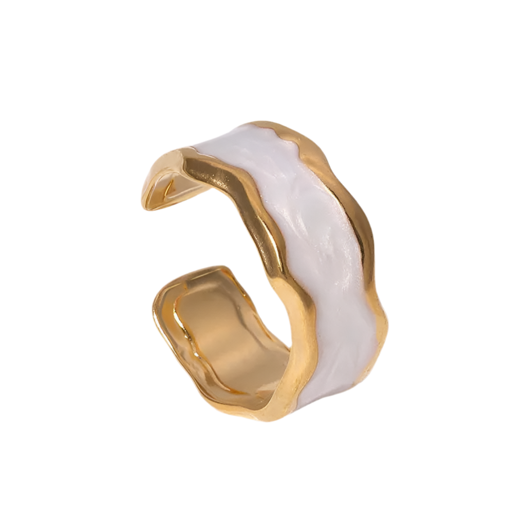 Anillo Perlado Blanco